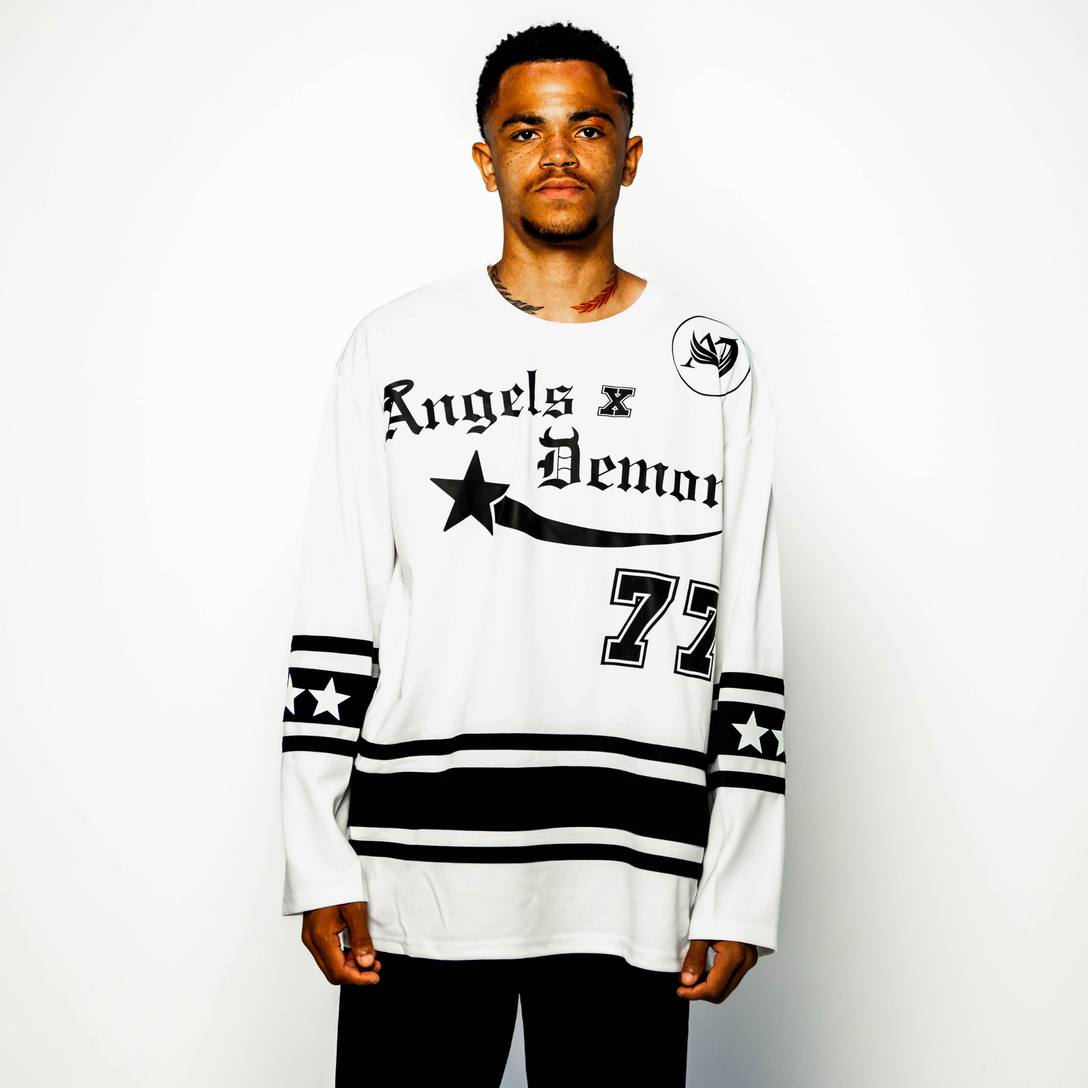SOLD OUT - Angels And Demons 'The Collective' Hockey Jersey - White