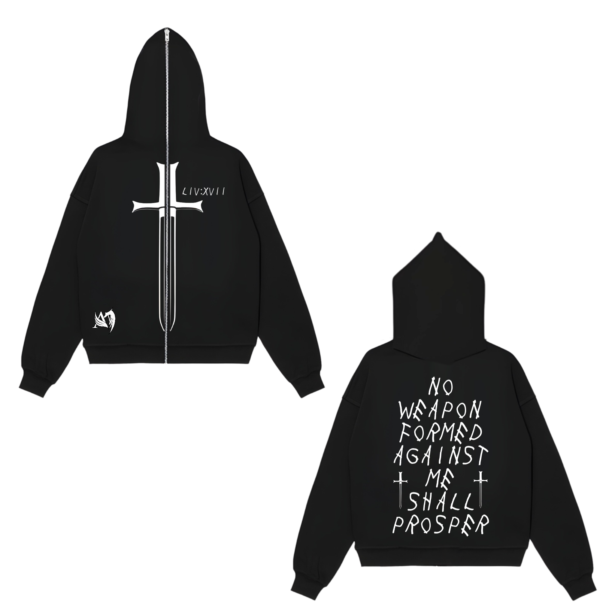 Angels And Demons - "No Weapon Formed" Full Zip