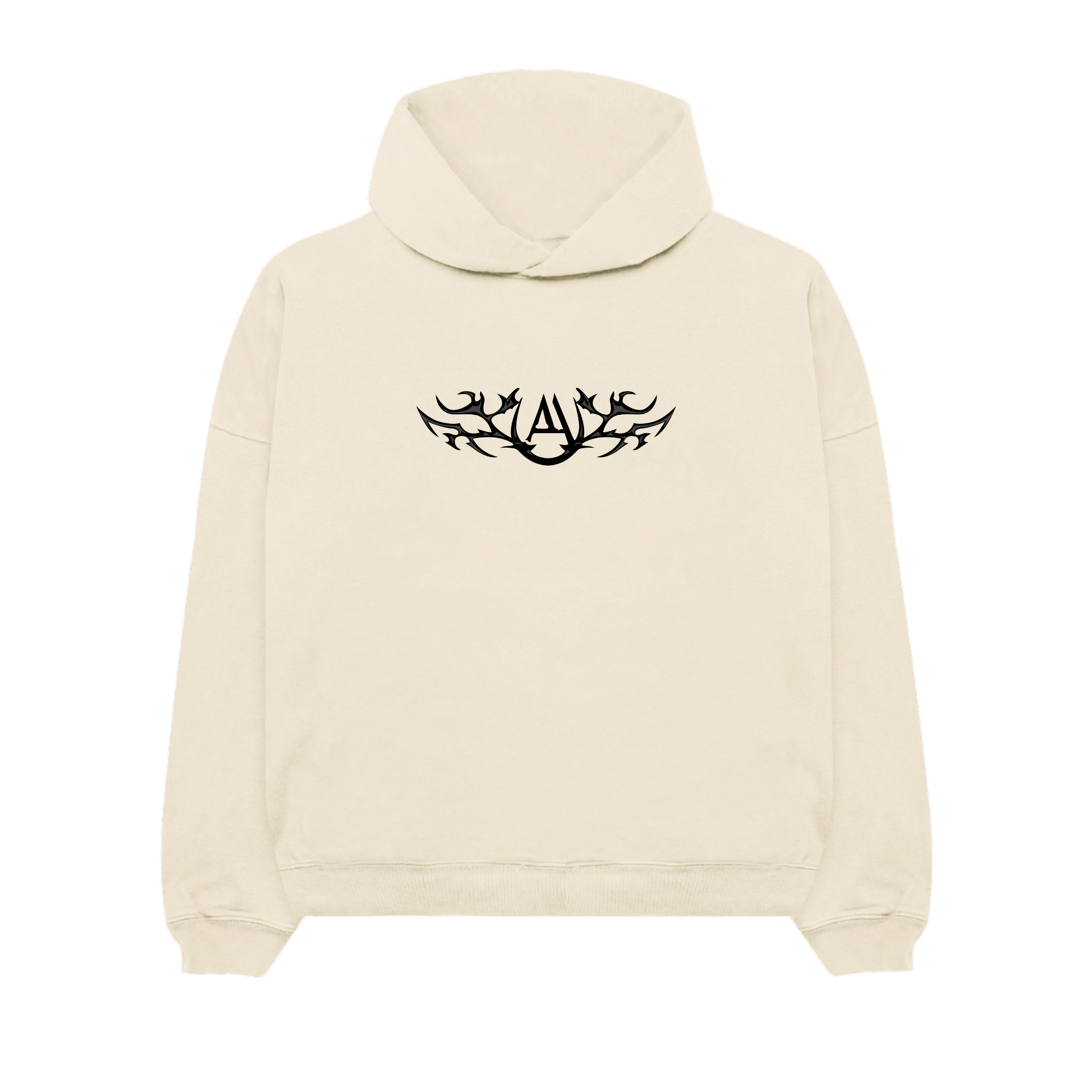 Angels and Demons Heavy Hoodie - Gravel