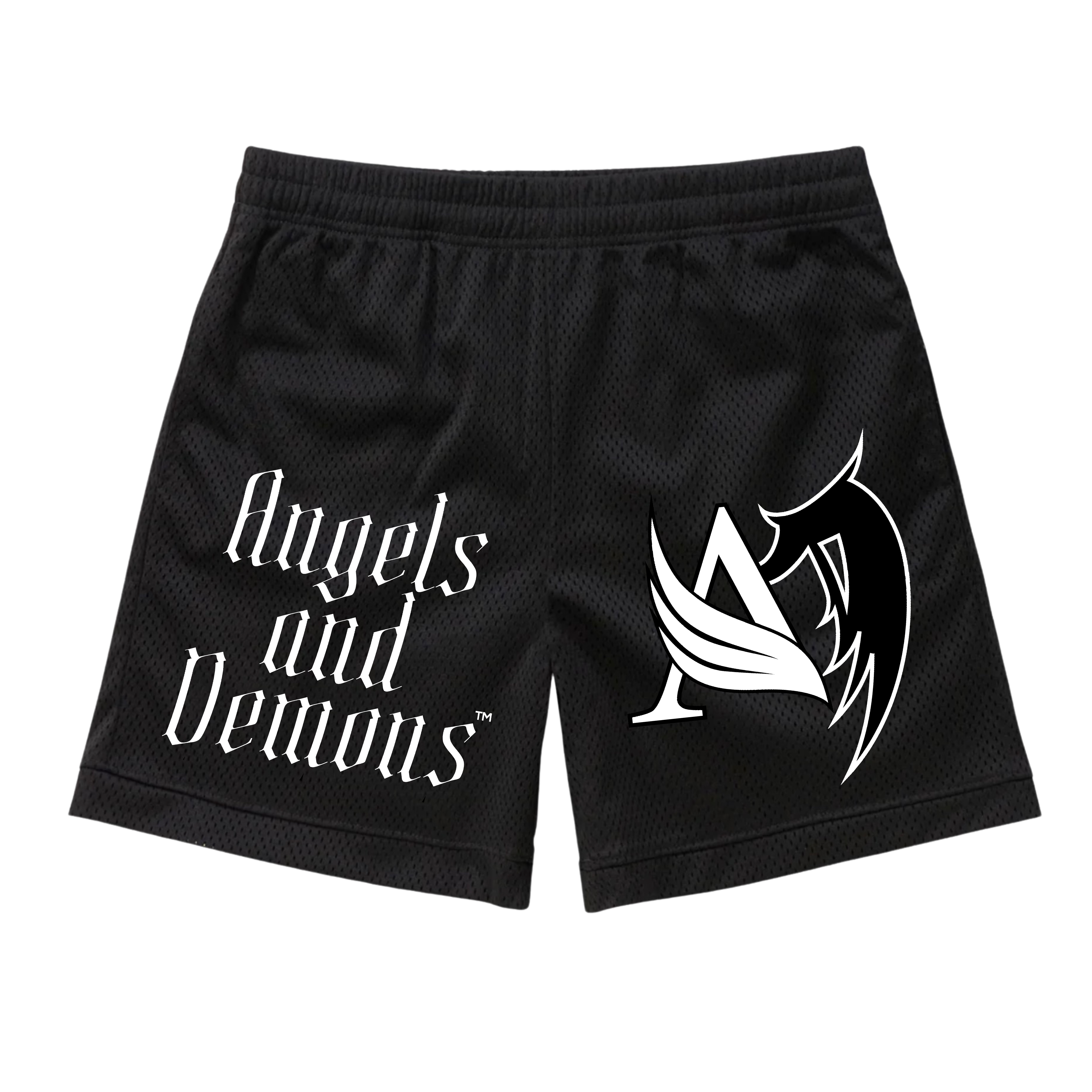 Angels And Demons "Vital Touch" Shorts (Pitch Black) (Limited Edition)