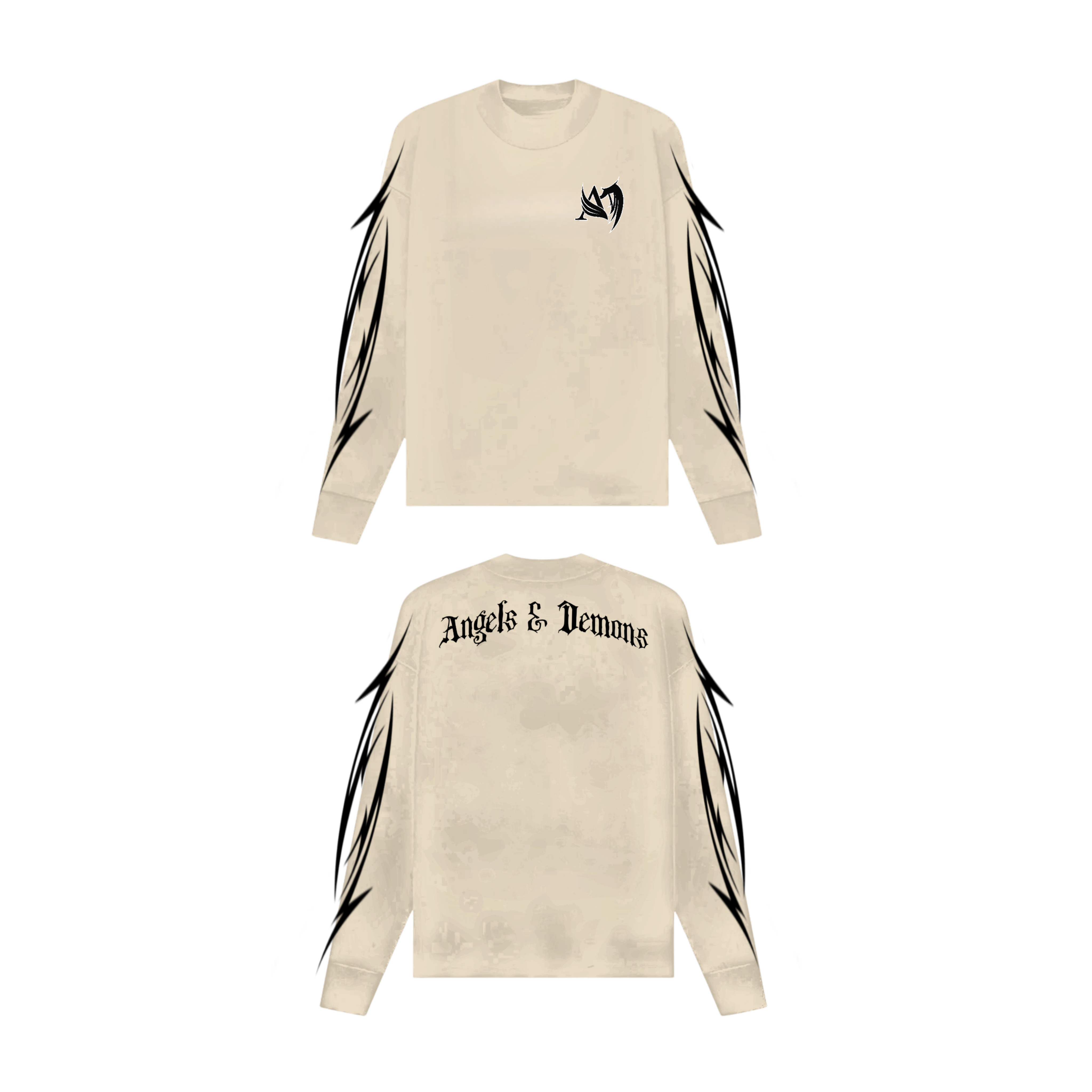 Angels & Demons Limited Edition Long Sleeve - Creme