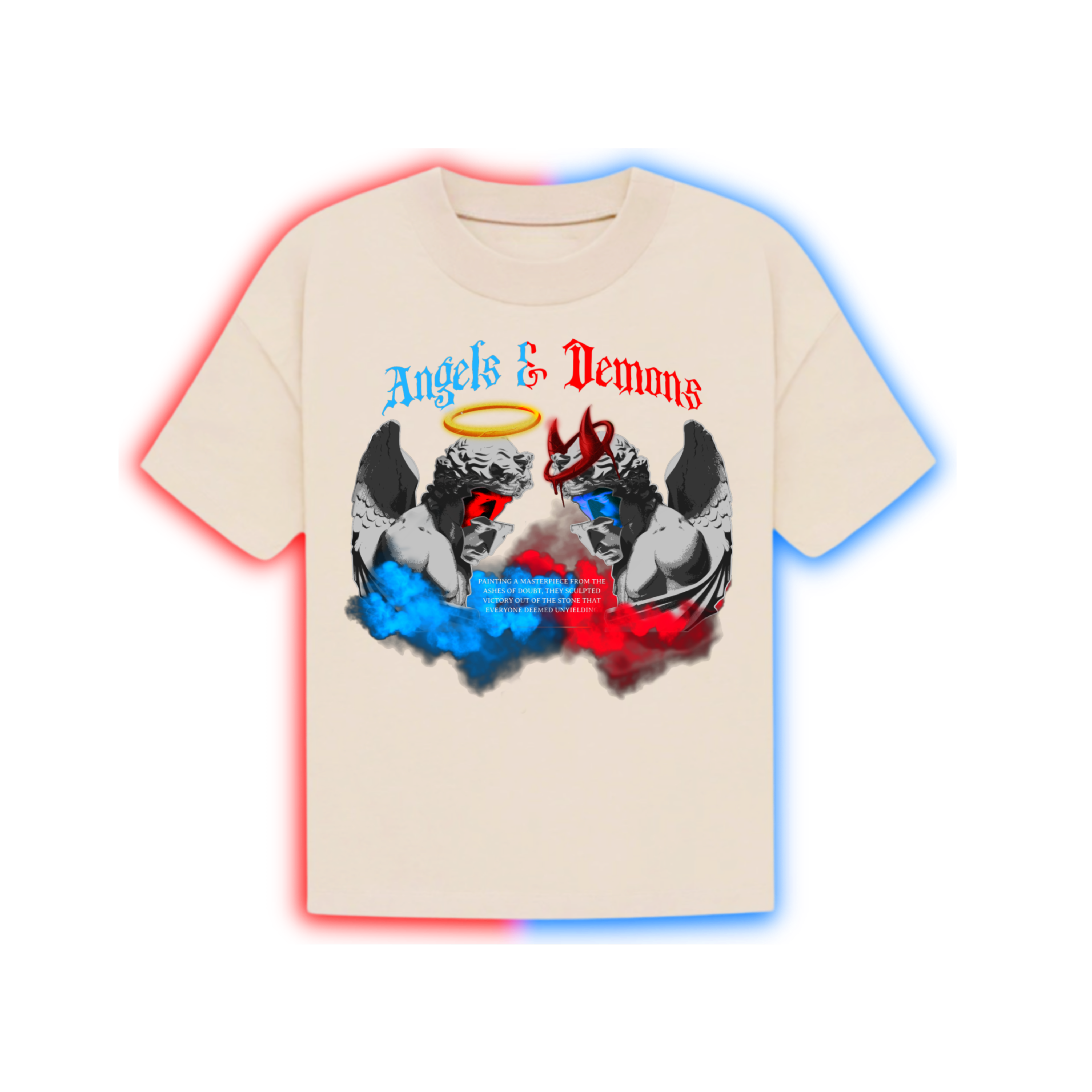 Angels & Demons Showdown Limited Edition T-Shirt - Creme