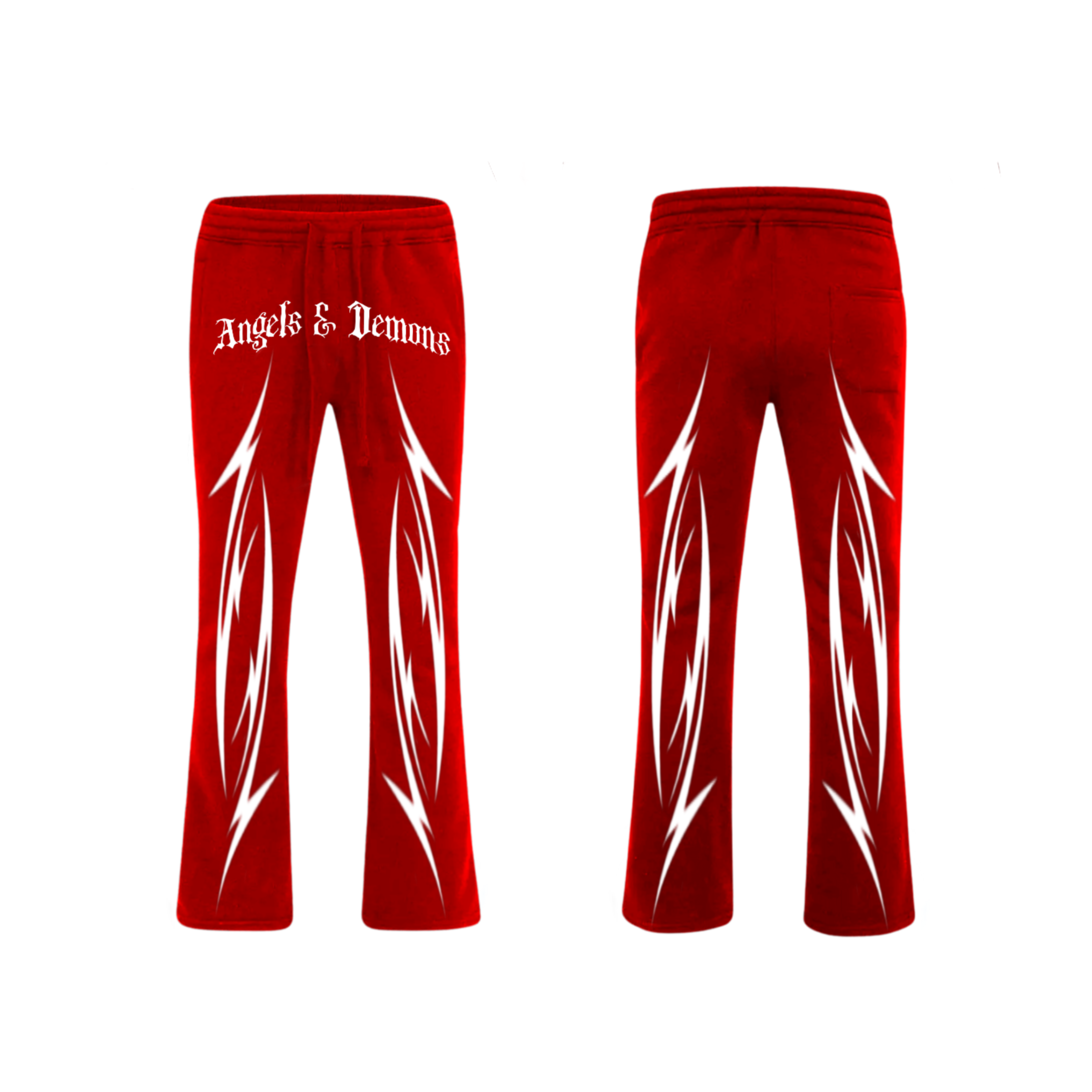 Angels & Demons Limited Edition Flare Pants - Red