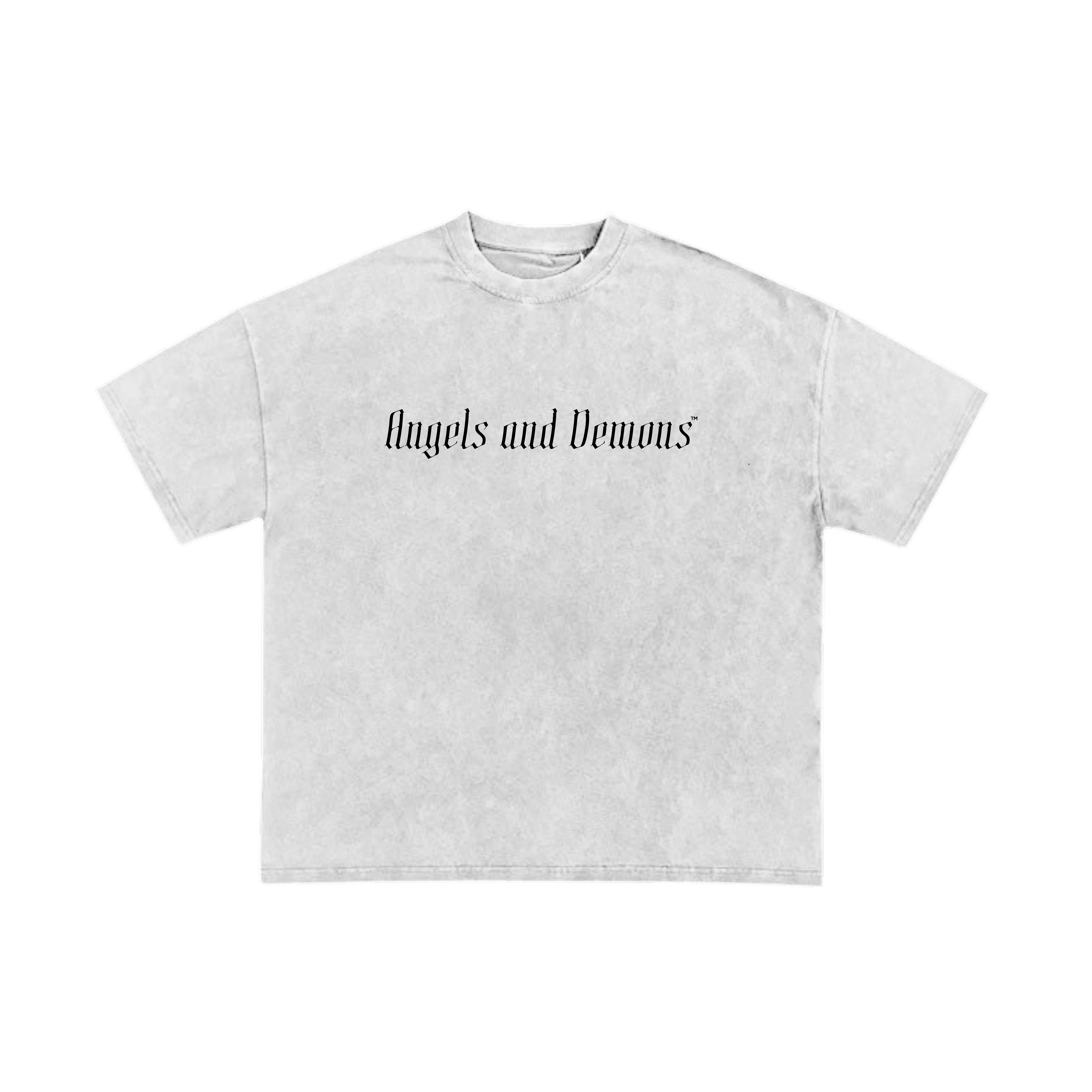 Angels And Demons "Originals" Shirt (True White Black Print)